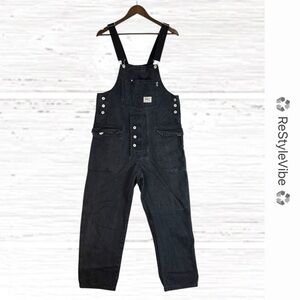 CHAOJIEFU Women’s Size S Denim Jean Bib Overalls Crop Vintage Chinese Cargo